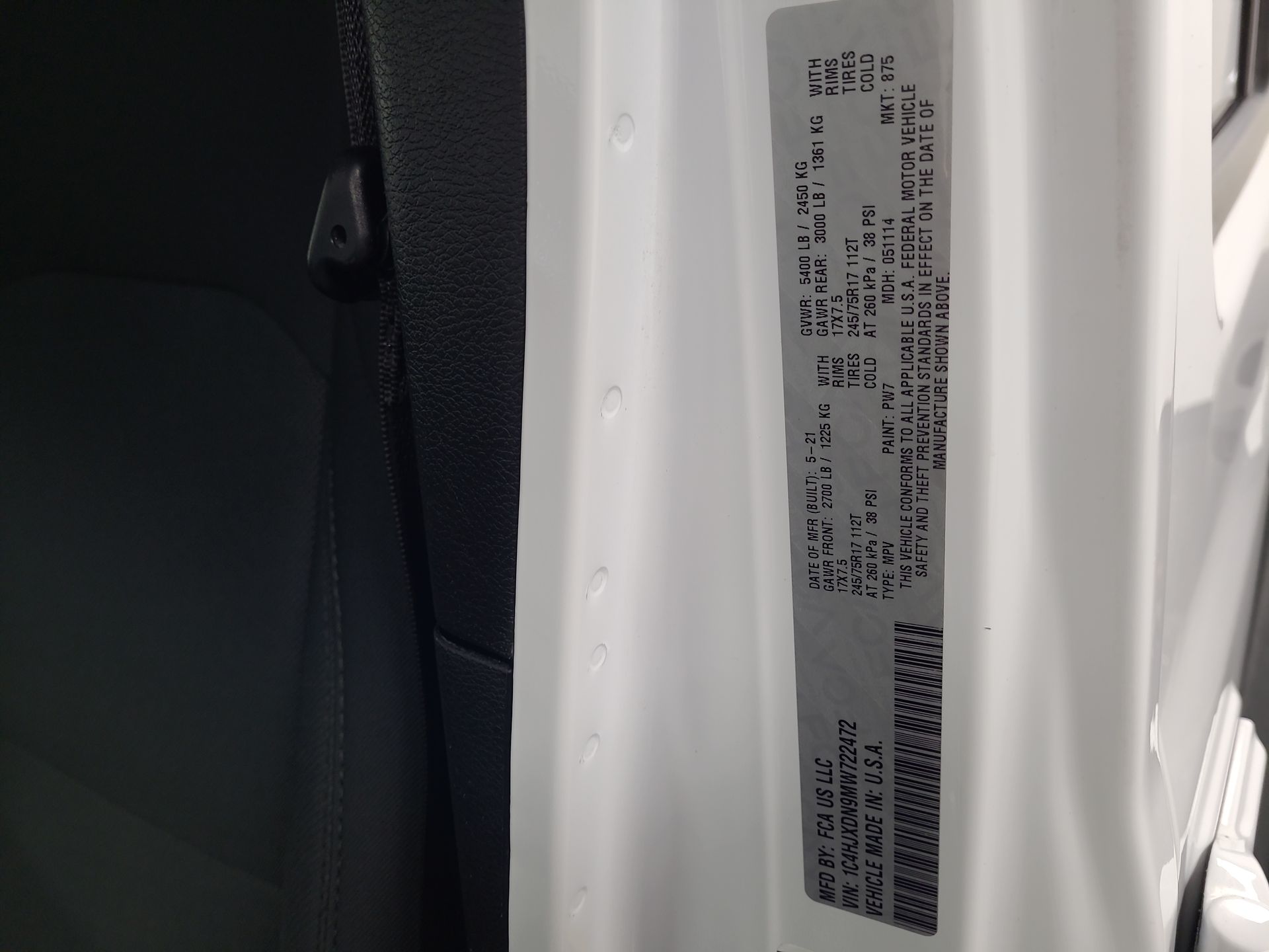 2021 Jeep Wrangler Unlimited Sport S