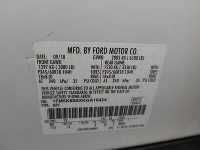 2019 Ford Explorer Base