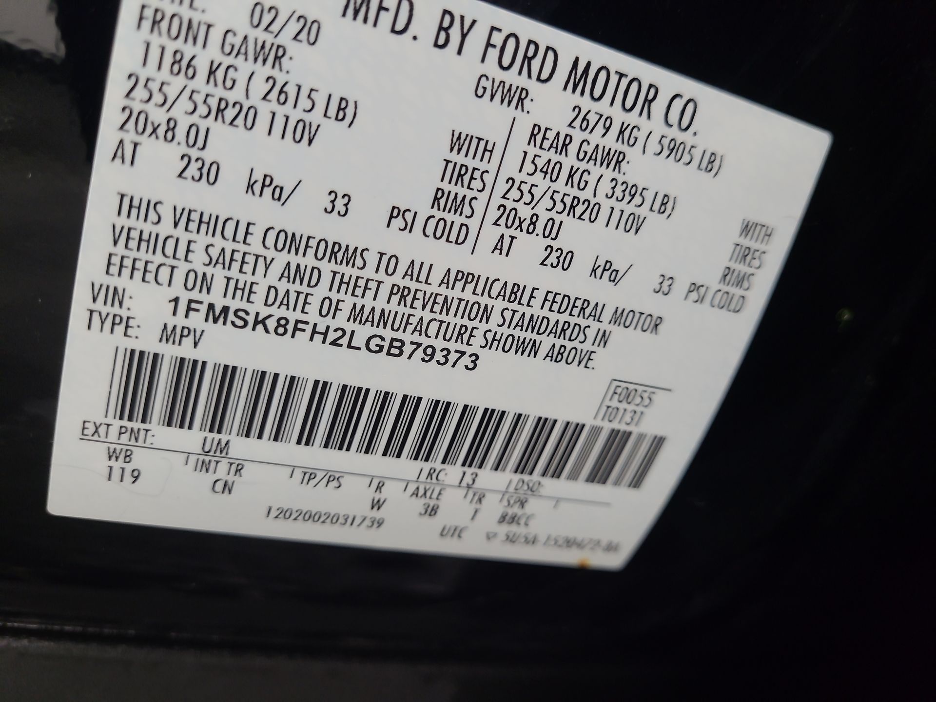 2020 Ford Explorer Limited