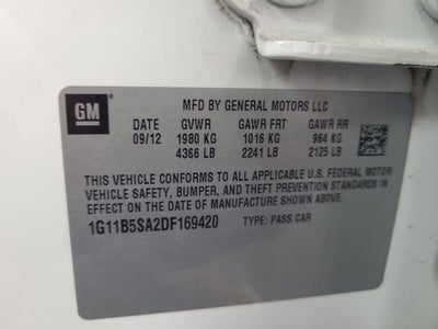 2013 Chevrolet Malibu LS