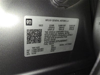 2026 Chevrolet Silverado EV Trail Boss - Max Range