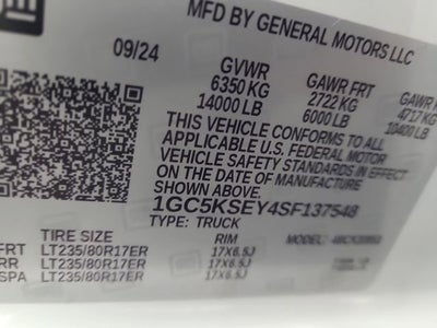 2025 Chevrolet Silverado 3500 HD WT DRW