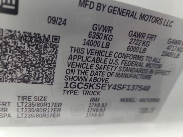 2025 Chevrolet Silverado 3500 HD WT DRW