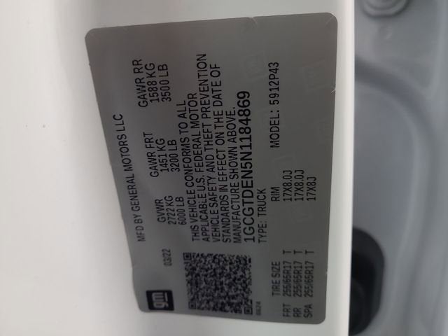 2022 Chevrolet Colorado Z71