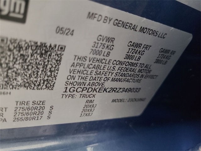 2024 Chevrolet Silverado 1500 LT (2FL)