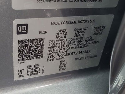 2026 Chevrolet Silverado 1500 LT (2FL)