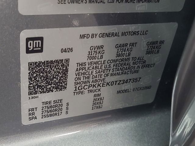 2026 Chevrolet Silverado 1500 LT (2FL)