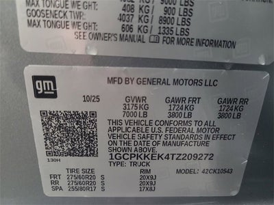 2026 Chevrolet Silverado 1500 LT (2FL)