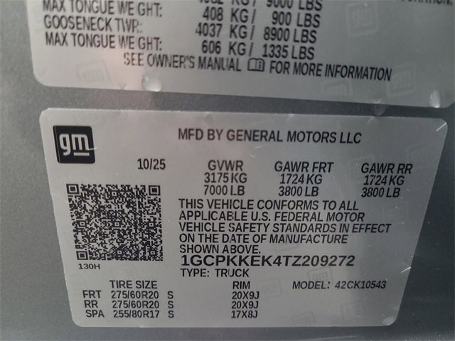 2026 Chevrolet Silverado 1500 LT (2FL)