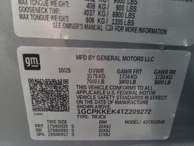 2026 Chevrolet Silverado 1500 LT (2FL)