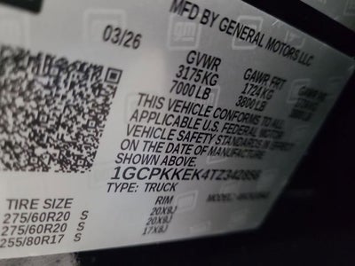 2026 Chevrolet Silverado 1500 LT (2FL)