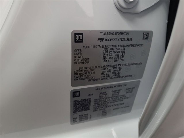 2026 Chevrolet Silverado 1500 LT (2FL)