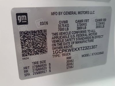 2026 Chevrolet Silverado 1500 RST