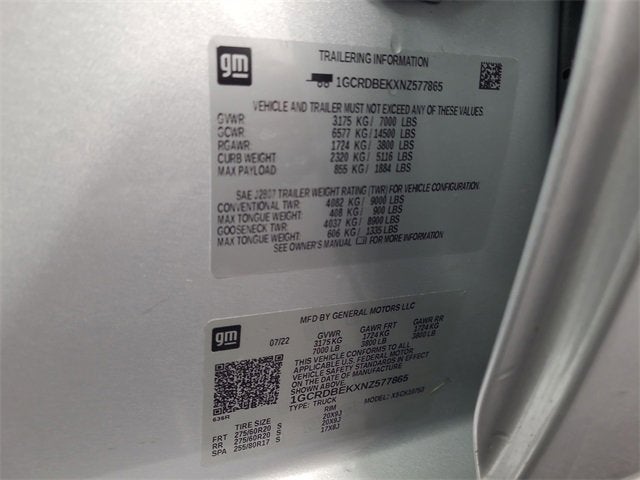 2022 Chevrolet Silverado 1500 Custom