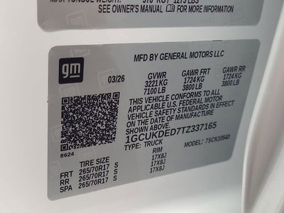 2026 Chevrolet Silverado 1500 LT