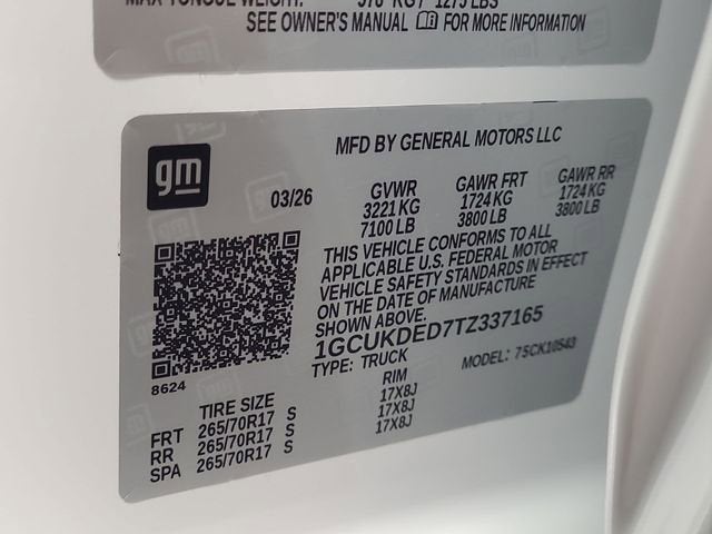 2026 Chevrolet Silverado 1500 LT