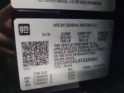 2026 Chevrolet Silverado 1500 LTZ
