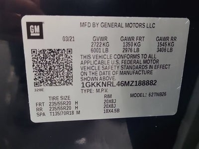 2021 GMC Acadia SLE