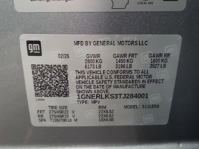 2026 Chevrolet Traverse RS