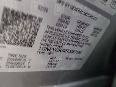 2026 Chevrolet Traverse LT