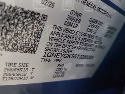 2026 Chevrolet Traverse LT