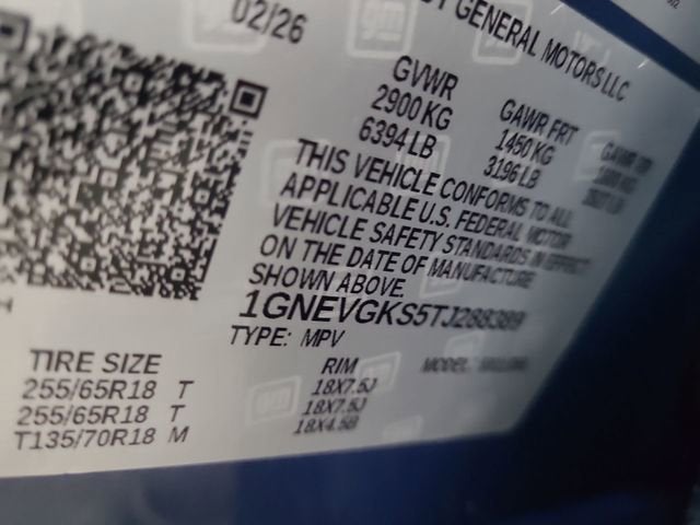 2026 Chevrolet Traverse LT