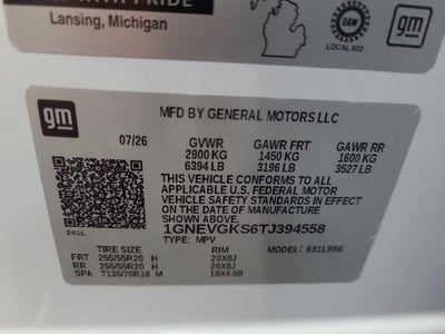 2026 Chevrolet Traverse LT