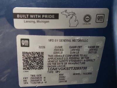 2026 Chevrolet Traverse LT