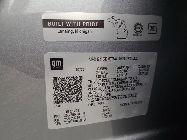 2026 Chevrolet Traverse LT