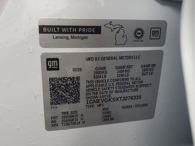 2026 Chevrolet Traverse LT