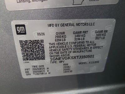 2026 Chevrolet Traverse LT