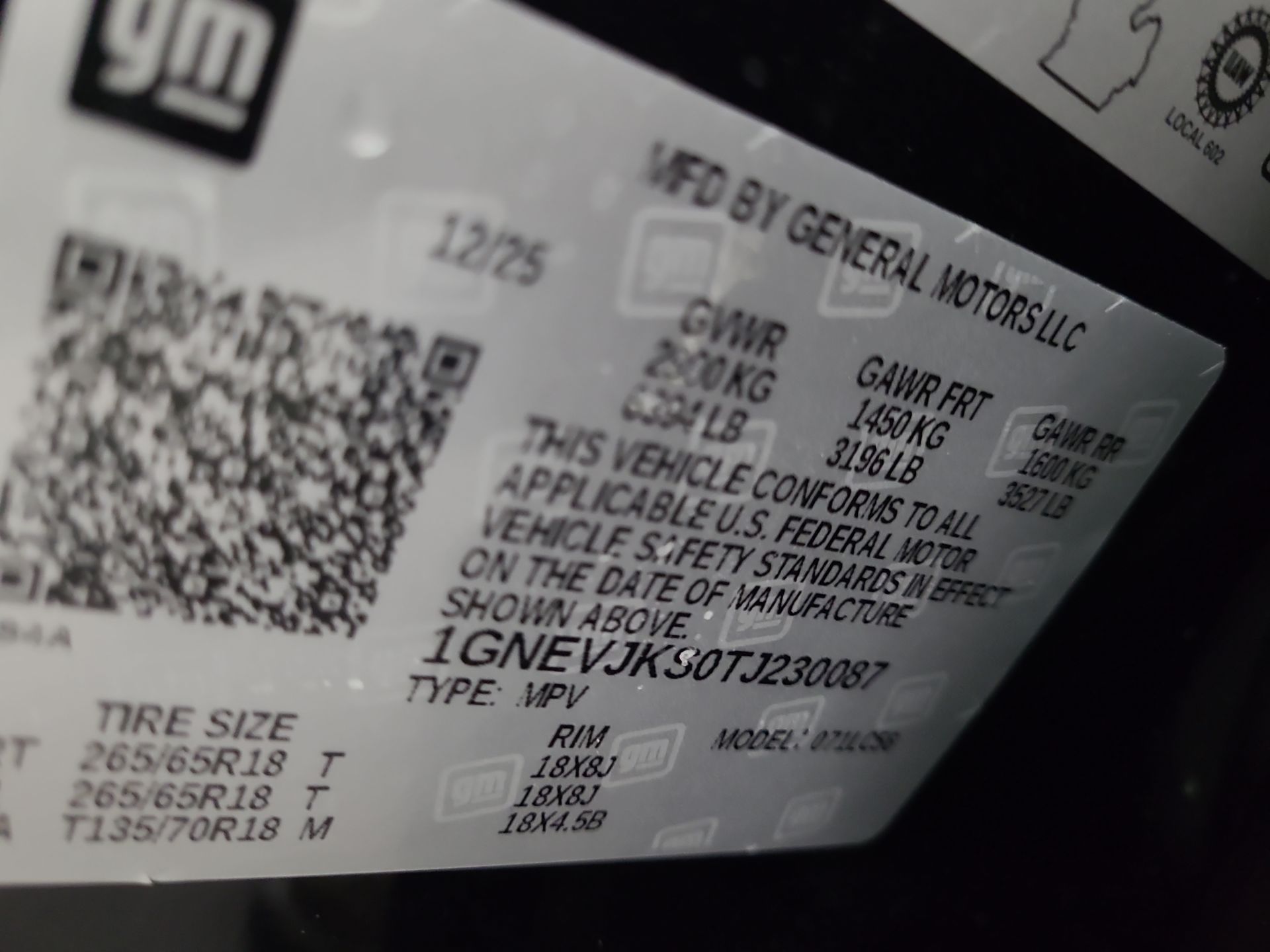 2026 Chevrolet Traverse Z71