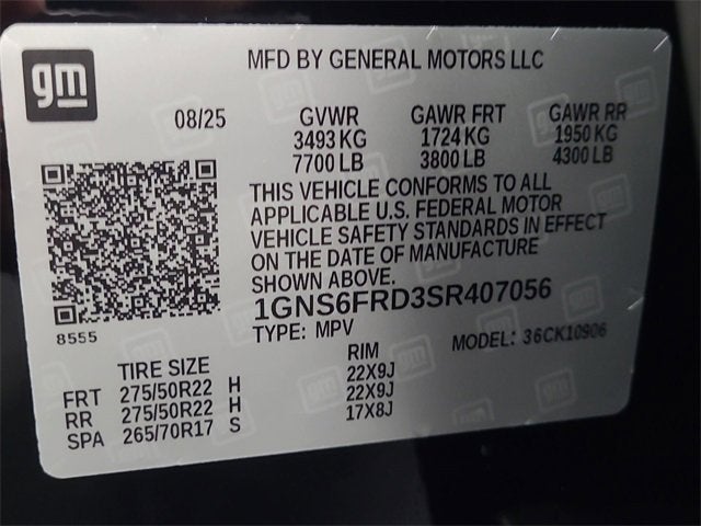 2025 Chevrolet Suburban Premier