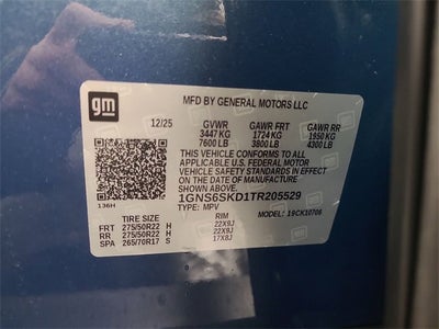 2026 Chevrolet Tahoe Premier