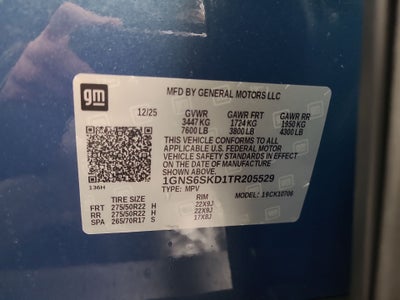 2026 Chevrolet Tahoe Premier