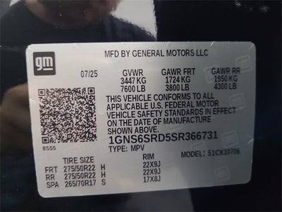 2025 Chevrolet Tahoe Premier