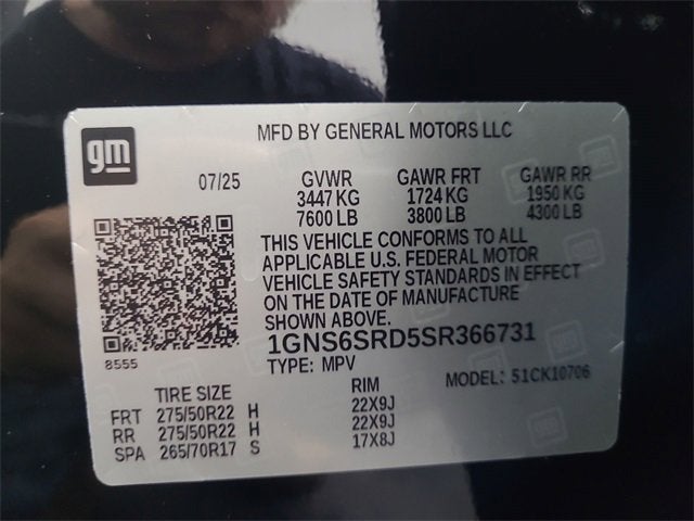 2025 Chevrolet Tahoe Premier