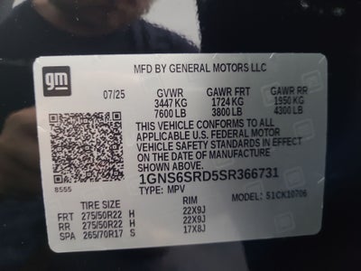 2025 Chevrolet Tahoe Premier