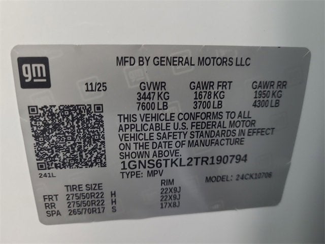 2026 Chevrolet Tahoe High Country