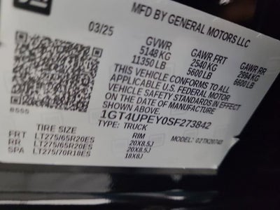 2025 GMC Sierra 2500 HD AT4