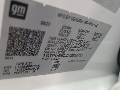 2022 GMC Sierra 1500 AT4
