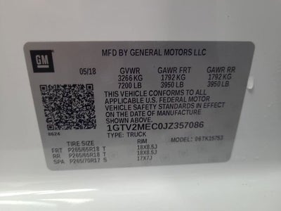 2018 GMC Sierra 1500 SLE