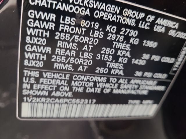 2023 Volkswagen Atlas 3.6L V6 SE w/Technology