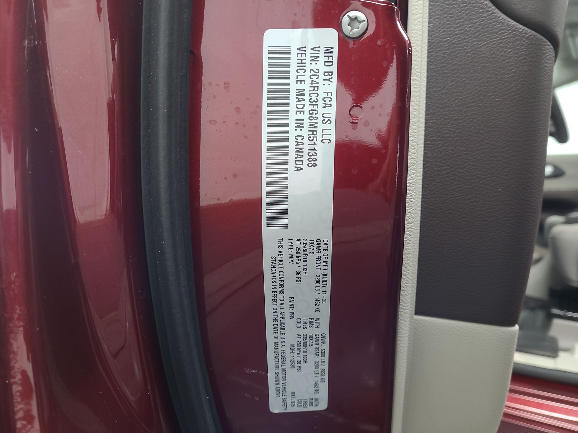 2021 Chrysler Pacifica Touring