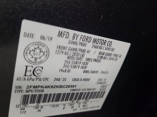 2019 Ford Edge Titanium