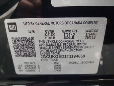 2026 Chevrolet Silverado 1500 LTZ