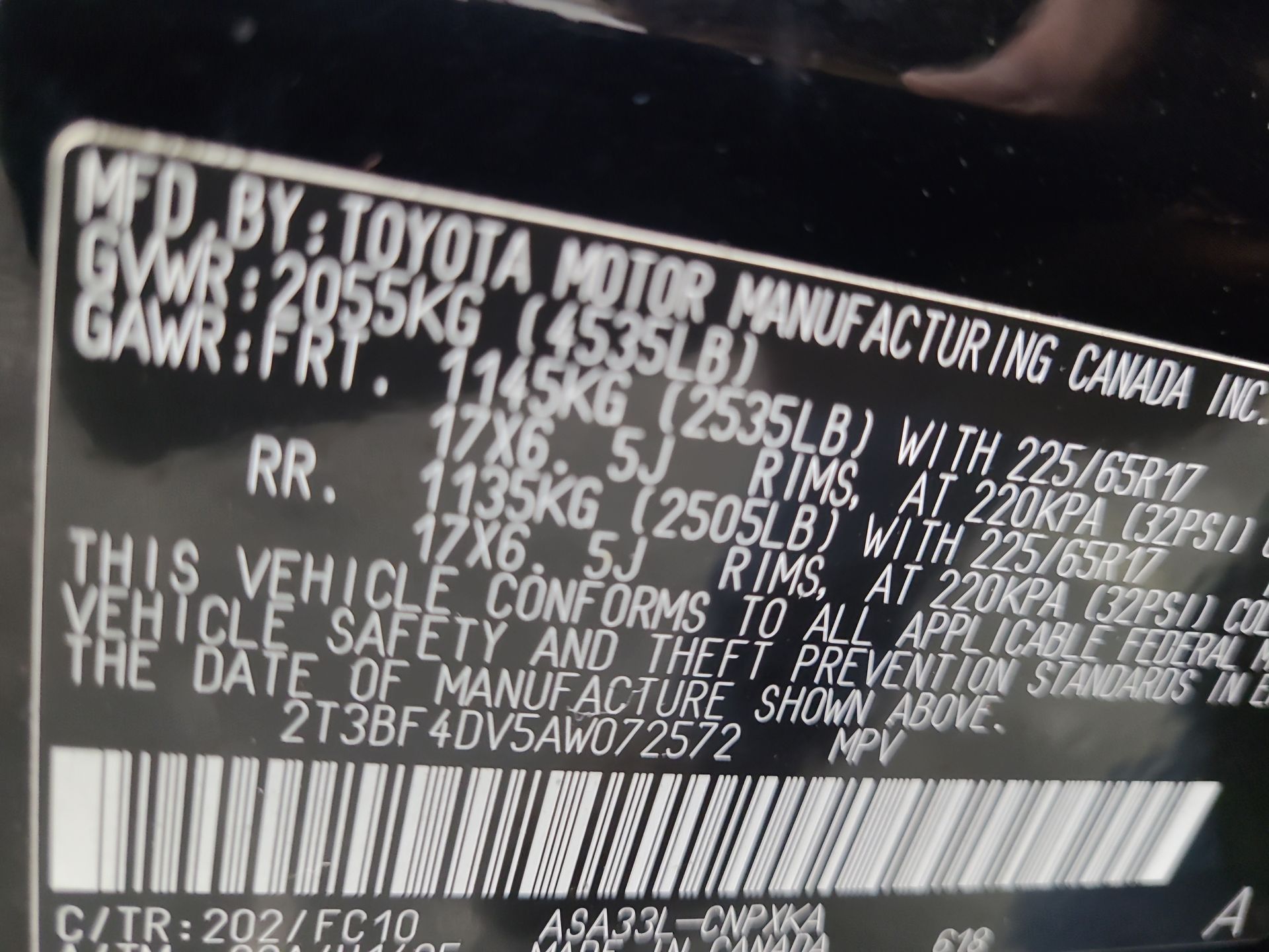 2010 Toyota RAV4 Base