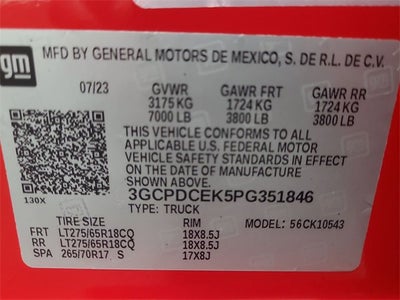 2023 Chevrolet Silverado 1500 Custom Trail Boss