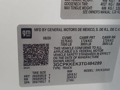 2026 Chevrolet Silverado 1500 LT (2FL)