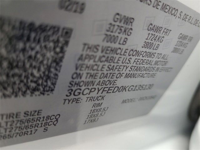 2019 Chevrolet Silverado 1500 LT Trail Boss